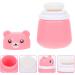 4 Pcs Body Powder Box Baby Powder Puff Baby Talcum Powder Case Lovely Bear Baby Powder Case Newborn Pinkx2pcs 10x7cmx2pcs - Buy Online on GoSupps.com