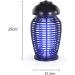 SEFAX Electric Mosquito Killer Mosquito Lamp with 18W Lamps 4000V High Powered Waterproof Mosquito Killer Lamp Fly Trap for Home Backyard Patio Garden - Buy Online on GoSupps.com
