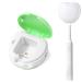 SEWROM UV-C Sanitizer Toothbrush Case Heat-Drying Holder Portable for Any Size Toothbrush USB Rechargeable Battery Included Toothbrush Sterilizer Cover for Travel and Home(Green) SB003
