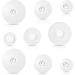 Spool Cap Sewing Machine Spool Pin Cap Small Medium Large Replacement Spool Cap Compatible with Brother  Babylock Sewing and Embroidery Machines  45 mm  35 mm and 25 mm  White(9 Pieces)