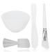 DIY Facial Mask Tool Set Face Mask Mixing Bowl Set Soft Silicone Applicator Kit for Skin Care