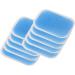 Buy BUIFULSIC 50PC Stainless Steel Gel Pads for Abdominal Stimulators | Durable Hydrogel Sheets for Fitness Equipment Replacement - Blue - Buy Online on GoSupps.com