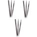 FRCOLOR 3pcs 2 1 Waterproof Brow Pencil Eyebrow Pen Brow Brush Written 3d Double Head Makeup Tools - Buy Online on GoSupps.com
