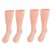DOITOOL 2 Pairs Exfoliating Moisturizing Socks Moisturizing Socks Foot Cover Hydrating Socks Spa Gloves and Socks Girl Heels Dry Heels Socks Heel Socks for Cracked Heels Women's Socks Sebs