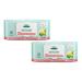 Aleva Naturals Bamboo Baby Sensitive Wipes- 2 Pack- Hypoallergenic Biodegradable Extra Strong and Ultra-Soft Perfume Free Diaper Wipes-72 Count X 2 144 Wipes Total unbleached