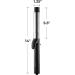 TYMO ROTA Automatic Curling Iron Wand 1.25 Inch - Ionic Rotating Hair Curler for Long Hair - Nano Titanium Barrel - 5 Adjustable Temps - Professional Hair Styling - Buy Online on GoSupps.com
