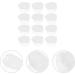 Lurrose Silicone Lip Brush Covers 12pcs Silicone Brush Cover for Makeup Cosmetic Brush Protector Brush Applicator for Women Girls (White) White 1.5x1cm - Buy Online on GoSupps.com