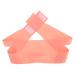 Angoily Silicone Beauty Woman Chin Strap Face Belt Facial Slimming Broom Stick Witch Sign Face Tape Lift Chin Lift V-belt Silica Gel Pink Anti-aging Small Powder