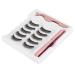 Buy 5 Pair Magnetic Eyelash Set - 3D Reusable Waterproof Soft & Thick - Perfect Makeup Tools for Stunning Eyes - Buy Online on GoSupps.com