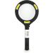 BIOS Living COB LED Magnifying Glass 3X Magnification Bright Uniform Consistent Illumination Perfect for Reading Fine Print Easy On/Off Non-Slip Rubber Handle Lens Size: 3.25 /8.3 cm - Buy Online on GoSupps.com