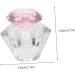 POPETPOP 1pc Nail Art Crystal Cup Nail Powder Dish Nail Dappen Dish Glass Containers with Lids Nail Monomer Liquid Bowl Nail Art Stand Nail Art Liquid Cup White Crystal Acrylic Cup Bowl 5.5x5.5cm Pink - Buy Online on GoSupps.com