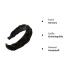 MIRRAY Rockabilly Velvet Braid Hairband for Women | Stylish Summer Headband | Trendy Black Hair Accessories for Girls - Buy Online on GoSupps.com