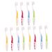Minkissy 12 pieces of children's toothbrush Interested toothbrush toothbrush for children baby toothbrush anti-slip toothbrush oral toothbrush soft toothbrushes for children toddler