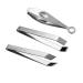 Minkissy 3 pieces of distance clip Japanese tools stainless steel tweezers razor Schaber Tool pliers for removing fishbone pegpicker meat remover tools