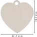 BWM Fashion Personalized Pet ID Tags Dog Tags | Dog Tag for Pets Laser Engraved & Personalised | ID Tags for Dogs & Cats | Durable Strong & Deeply Engraved - Large Heart Pink Large Pink - Buy Online on GoSupps.com