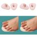 Pack of 4 Hammer Toe Cushions - Gentle Correction & Relief - Leather Covered Hammer Toe Pads - Buy Online on GoSupps.com