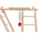 Trixie 5659 Wooden Ladder Playground - 44x44x16 cm - Brown - Buy Online on GoSupps.com