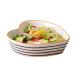 Ceramic Ramen Bowl Fruit Salad Ceramic Bowl Heterosexual Kitchen Tableware Breakfast Heart Shaped Cereal Bowl Suitable for Fruit Ramen Bowl (Color : A Size : 18.7 * 5.5cm) 18.7*5.5cm A