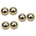 Healeved 6 StK Gymnasikball From brass practical massage balls Decorative handballs Massageball Hand exercise balls Massage balls made of metal outside the ball roll ball hold metal ball