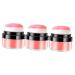 DRESSOOS 3pcs Oil Control Cushion Blush Maquillaje Pink Blush Putty Blush Creme Blush for Cheeks Rosy Plastic