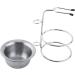 DEWIN Men's Stainless Steel Shaving Bowl Set - Premium Shaving Brush Holder & Soap Cup Bowl for Smooth Shaving Experience - Buy Online on GoSupps.com