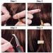 KOCONI 500PCS Micro Rings Silicone Lined 4.5mm for I Tip Hair Extensions - #1 Black - Buy Online on GoSupps.com