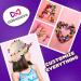 Adeweave 1000 Assorted Craft Pom Poms - Multicolor Bulk Arts and Crafts Pompoms - Soft and Fluffy Balls in Assorted Sizes for Home and School - Buy Online on GoSupps.com