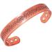 Copper magnetic bracelet with 6 magnets for men and women