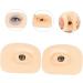 Ipetboom 1 set Makeup Professional Eyeshadow Thick Reusable Make Practice Silicone Training of Skin Board 6.90X5.20X1.40CM Assorted Color - Buy Online on GoSupps.com