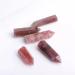 5pc 70mm-80mm Natural Gemstone Stones Strawberry Quartz Crystal Point Wand Suitable for Home Crystals Raw Stones and Minerals Stone Mineral Specimen