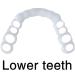 XLBHSH 2-Piece Provisional Dentures Set - Multifunctional Temporary Tooth Repair for Perfect Smiles - Safe Plastic Cosmetic Teeth for Upper & Lower Jaw - Buy Online on GoSupps.com