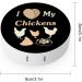 I Love My Chicken Contact Lens Case - Portable Travel Lens Box with Mirror for Fashionable Eyes - Buy Online on GoSupps.com