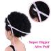 10 Inch High Puff Afro Curly Wig Ponytail | Synthetic Kinky Curly Hair Bun | Drawstring Clip In | Color 1B 30 | International Shipping Available - Buy Online on GoSupps.com