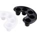 Beaupretty 6pi ces Bol De Manucure Pour Enlever Peaux Mortes Et Adoucir Ongles Lot De Noir Blanc Et Rose - Buy Online on GoSupps.com