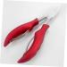 MERRYHAPY 1pc Nail Clippers Thick Nail Scissors Nail Salon Tools Dead Skin Scissors Nail Art Kit Podiatrist Fingernail Kit Manicure Pedicure Kit Angled Nail Clipper Pedicure Tool Red Rubber - Buy Online on GoSupps.com