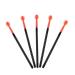 50PCS/PACK Disposable Silicone Eyelash Brush Mascara Wands Applicator Eyebrow Brush Eyelash Extension Supplies Makeup Tools(Spherical Shape) spoolie brushes