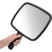 IEBARBER Hand Held Mirror for Women - Cosmetic Mirror with Handle for Salon Makeup - Self Cut Barber Mirror - 9 L x 5 W - Buy Online on GoSupps.com