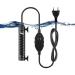 Gerui aquarium heating 35W/50W (1L-20L) aquarium heating with temperature controller heating rod Aquarium for fish tanks and aquarium with excess temperature protection (35W)