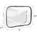Clear Travel Toiletry Bag - Lightweight TSA Approved Transparent Cosmetic Pouch for Multipurpose Use - White (1 Pack) - Buy Online on GoSupps.com