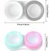 20PC Contact Lens Container Set - Travel-Friendly Screw Cap Cases in 5 Colors for Lenses & Glasses - Buy Online on GoSupps.com