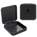 Toothpatoe dance dento box rail din (also for bite rail crunching rail) 2 pieces of KFO box (black).Black 2 PCs