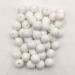 100pcs Snow White Silicone Round Beads - 15mm Sensory Pearl Beads for DIY Jewelry Making - Buy Online on GoSupps.com