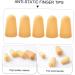 FRCOLOR 50 Pcs Anti-Static Rubber Finger Cots - Pockmarked Finger Covers for Enhanced Grip & Protection - Yellow Fingertips - Buy Online on GoSupps.com