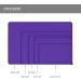 Reopet Silicone Pet Feed Mats - Waterproof Dog & Cat Mats with Elevated Edges 87x57 cm (1-Pack) Purple - Ideal for Mess-Free Feeding - Buy Online on GoSupps.com