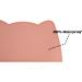 Ohmo Bowl Pad for Small Dogs & Cats - Non-Slip Waterproof Silicone Base (46x25cm) - Tea Pink - Perfect Feeding Pad for Cat Bar - Buy Online on GoSupps.com