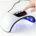 Healeved 2pcs Nail Lamp Nail Art Equipment Uv Nail Dryer Led Nail Curing Gel Led Dryer Nail Dryer Machine Gel Nail Led Gel Lamp Nail Gel Professional Nail Art Tools Timer White Intelligent - Buy Online on GoSupps.com