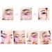 KALLORY 3 in 1 Mascara Applicator Tool - Upper & Lower Eye Lash Guard, Plastic Helper Guide for Makeup - Pink - Buy Online on GoSupps.com