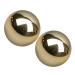 Housoutil 2st gymnastics ball made of brass hand bales massage brass metal ball foot massage ball Hand massage balls Small smooth balls Metal balls made of metal balls wrist boccia