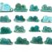 Crystal Stone 1pc Natural Crystal Clouds Shaped Crystal Stone Hand Carved Stones and Minerals Presents Stone Mineral Specimen - Buy Online on GoSupps.com