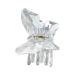 hgnxa Transparent Butterfly Shape Hair Claw Side Braids Woman Skincare Makeup Washing Face Hair Clip Wedding Party Hair Claw Ice transparent